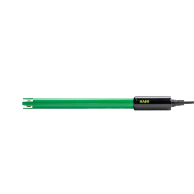 Sensor pH MA911 com haste verde e corpo preto