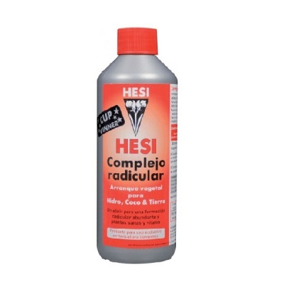 Frasco de HESI Complejo radicular con tapa roja y etiqueta roja