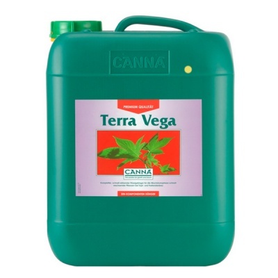 Recipiente verde de fertilizante Terra Vega da CANNA