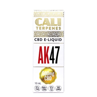 Caixa de e-líquido CBD CALI TERPENES AK47 600mg