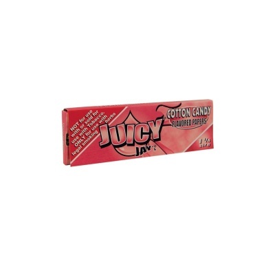 Embalagem de papel de enrolar sabor algodão doce vermelho e rosa Juicy Jay's