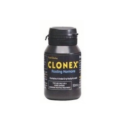 Frasco preto de 50ml de hormonas de enraizamento Clonex
