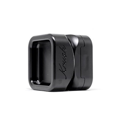 Produto preto quadrado com texto gravado Krush