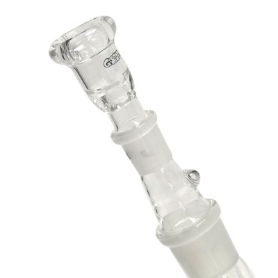Peça de vidro transparente com encaixes GRAV