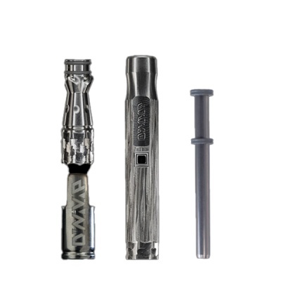 Componentes metálicos para vaporizador DYMAR em fundo branco