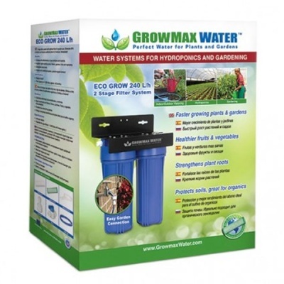 Sistema de filtragem Growmax Water ECO GROW 240 L/h para plantas e jardins