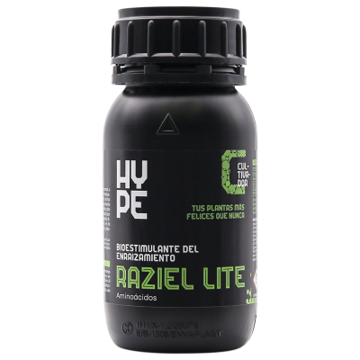 Frasco preto para bioestimulante Raziel Lite