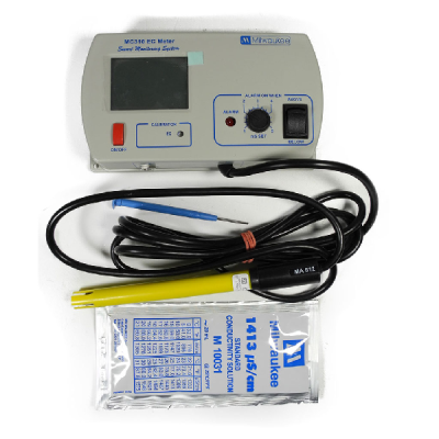 Aparelho medidor MC310 EC Meter com sonda e embalagem de solução padrão
