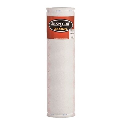 Filtro cilíndrico branco com etiqueta laranja 38-SPECIAL BY Can-Filters
