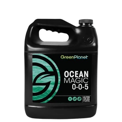 Frasco plástico preto Ocean Magic 0-0-5 GreenPlanet 4 litros