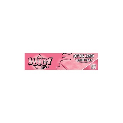 Embalagem rosa de papel para enrolar Juicy Jay's sabor Cotton Candy