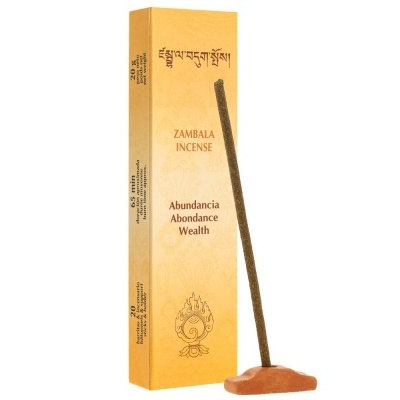 Incenso Zambala com suporte de cerâmica