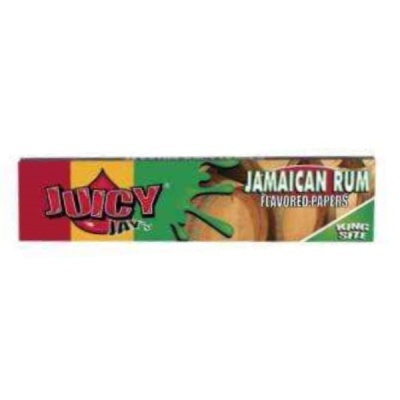 Embalagem papel para enrolar JUICY JAYS sabor Jamaican Rum King Size