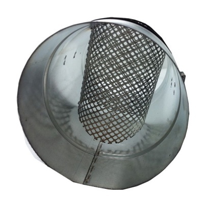 Filtro metálico redondo com malha fina em aço inoxidável