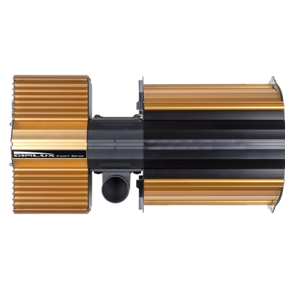 Bomba centrífuga de água metálica dourada e preta