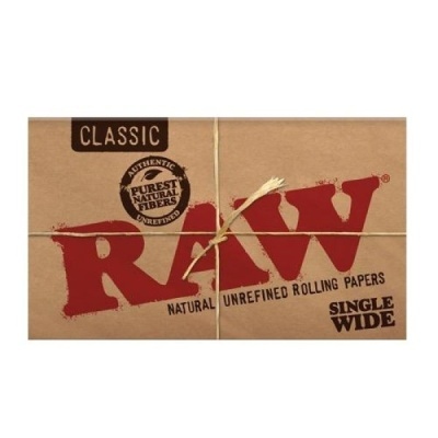 Pacote RAW Classic de papel para enrolar cigarro