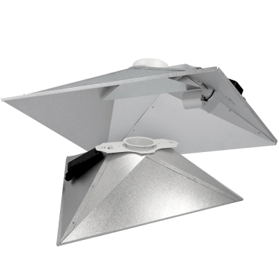 Refletor metálico prateado para iluminação de cultivo indoor