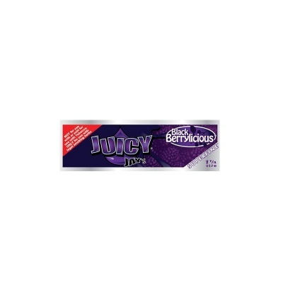 Embalagem azul e roxa para papel de enrolar Juicy Jays Black Berrylicious