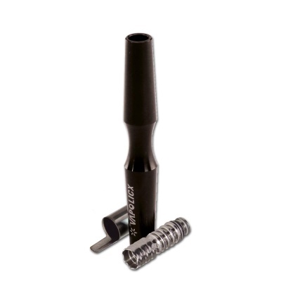 Acessórios para vaporizador com peça preta VAPOLICX e partes metálicas