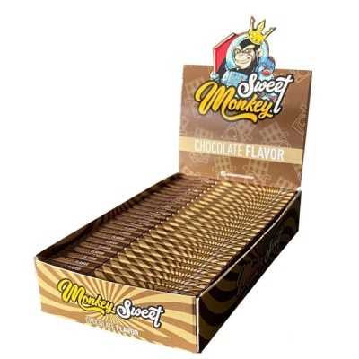 Embalagens de barras de chocolate Monkey Sweet sabor chocolate