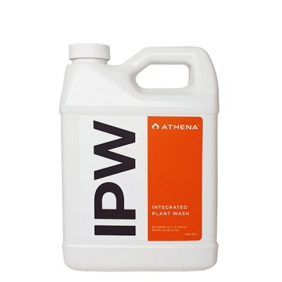 Recipiente branco de plástico com rótulo ATHENA IPW