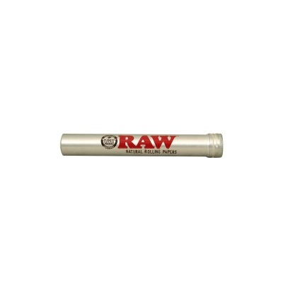 Estojo cylindrical RAW para papel de enrolar em cor bege claro
