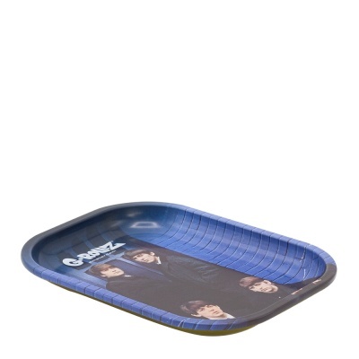 Tabuleiro de plástico azul com imagem da boy band G-BOYZ
