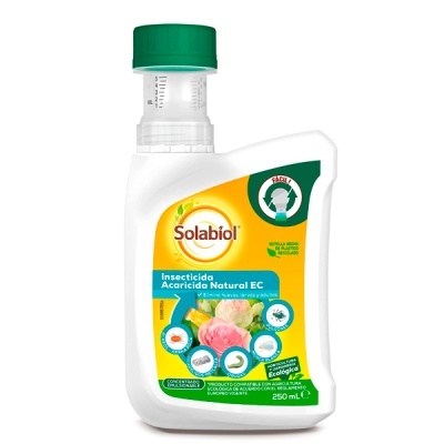 Frasco de insecticida acaricida natural Solabiol de 250 ml