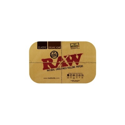 Tabuleiro de metal RAW natural unrefined rolling papers