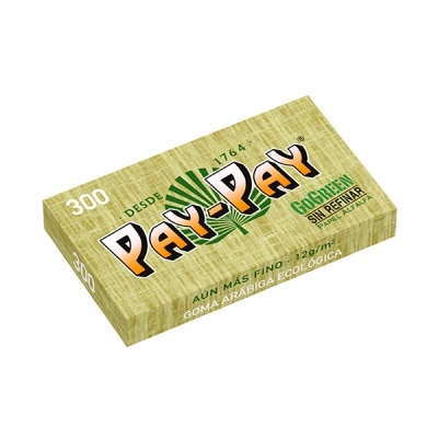 Pack de papel para enrolar tabaco PAY-PAY GO GREEN