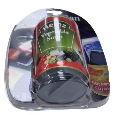 Lata de sopa Heinz Vegetable Soup em blister plástico