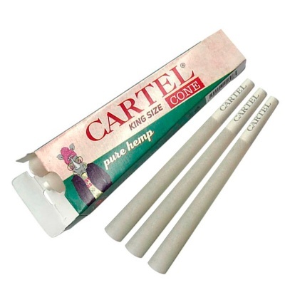 Embalagem e cones de papel para enrolar CARTEL KING SIZE CONE