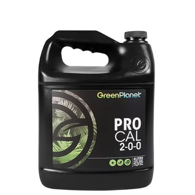 Recipiente preto de fertilizante Green Planet PRO CAL 2-0-0 4 litros
