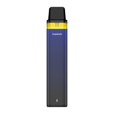 Dispositivo de vaporizador Joyetech azul escuro com cartucho amarelo