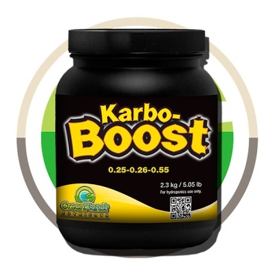 Frasco de Karbo-Boost para hidroponia da Green Planet Nutrients