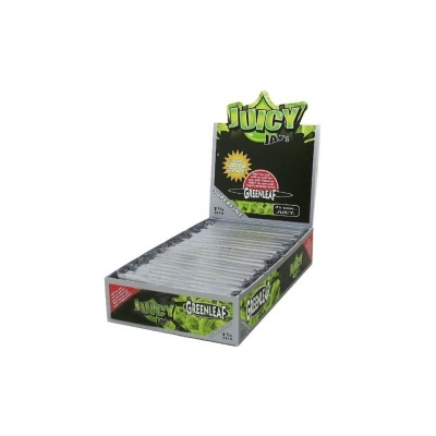 Caixa de pacotes de papéis de enrolar Juicy Jay's Green Leaf