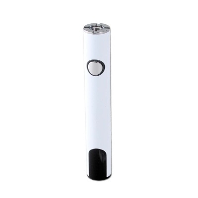 Bateria para vaporizador eletrónica branca com botão