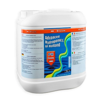 Recipiente branco de 5 litros Advanced Hydroponics of Holland PH Down