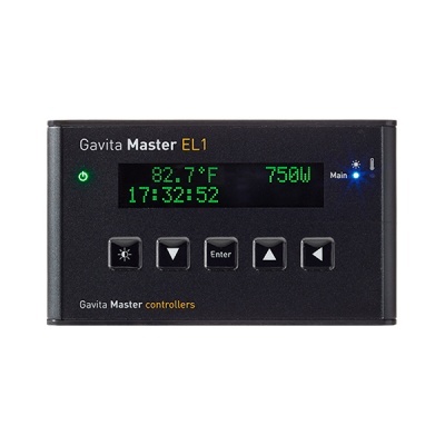 Controlador eletrónico Gavita Master EL1 com ecrã digital e botões