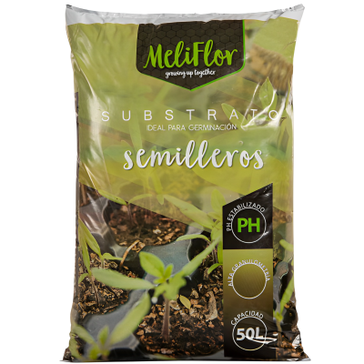 Saco de substrato Meliflor para germinação com capacidade de 50 litros