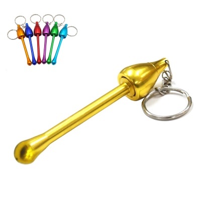 Chaveiros coloridos em metal com argola