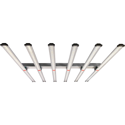 Candeeiro de teto LED com seis painéis tubulares