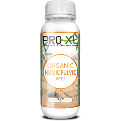 Frasco branco PRO-XL ácido húmico e fúlvico orgânico