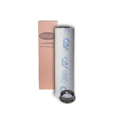 Filtro cylindrical Can-Filter CAN9000 com embalagem rosa e flange preta
