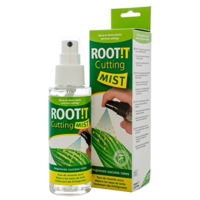 Frasco spray ROOT!T Cutting MIST com caixa verde e amarela