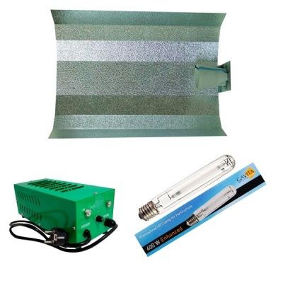 Kit de iluminação para horticultura com refletor, ballast verde e lâmpada 400W GALVITA