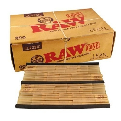 Pacote RAW Classic cones e tapete de bambu para enrolar