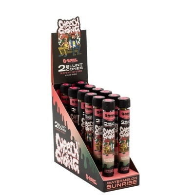 Expositor com tubos de cones Cheech & Chong Watermelon Sunrise