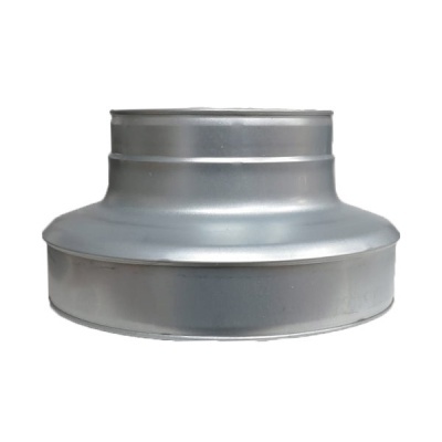 Componente metálico cilíndrico prateado com fundo branco