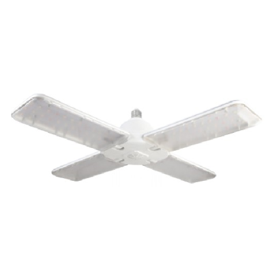 Candeeiro LED de teto branco com quatro painéis